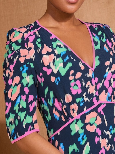 love & roses Obleka | mornarska / azur / svetlo zelena / orhideja barva, Prikaz izdelka