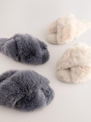 Next - Zapatillas de casa en beige