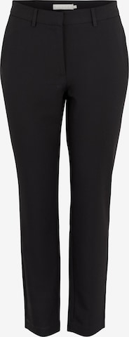 PIECES Slim fit Trousers 'Bosella' in Black: front