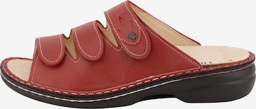 Finn Comfort Mules 'KOS' in Red: front