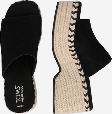 TOMS - Sapato aberto em preto