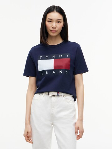 Tommy Jeans - Camiseta en azul: frente