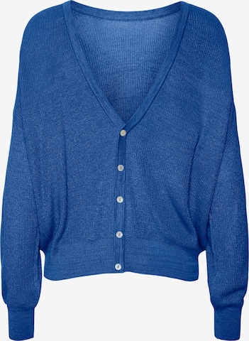 VERO MODA Gebreid vest 'NEW LEXSUN' in Blauw: voorkant