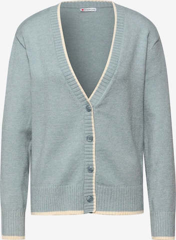 STREET ONE Strickjacke in Blau: Vorderseite