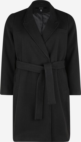 Vero Moda Curve Mantel in Schwarz: predná strana