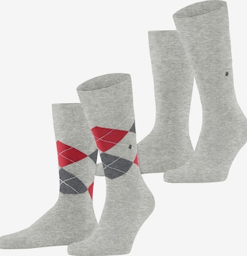 BURLINGTON Socks 'Everyday Argyle Mix 2-Pack' in Grey: front