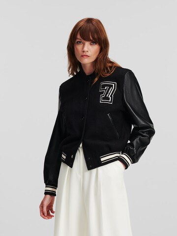 Karl Lagerfeld Between-season jacket in Black: front
