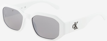Ochelari de soare 'J22633S' de la Calvin Klein Jeans pe alb: față