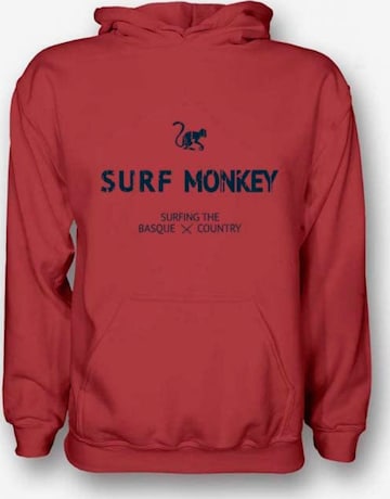 Surf MonkeySweater majica - crvena boja: prednji dio