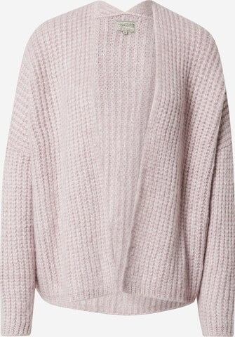 Herrlicher Knit cardigan 'Alissa' in Pink: front