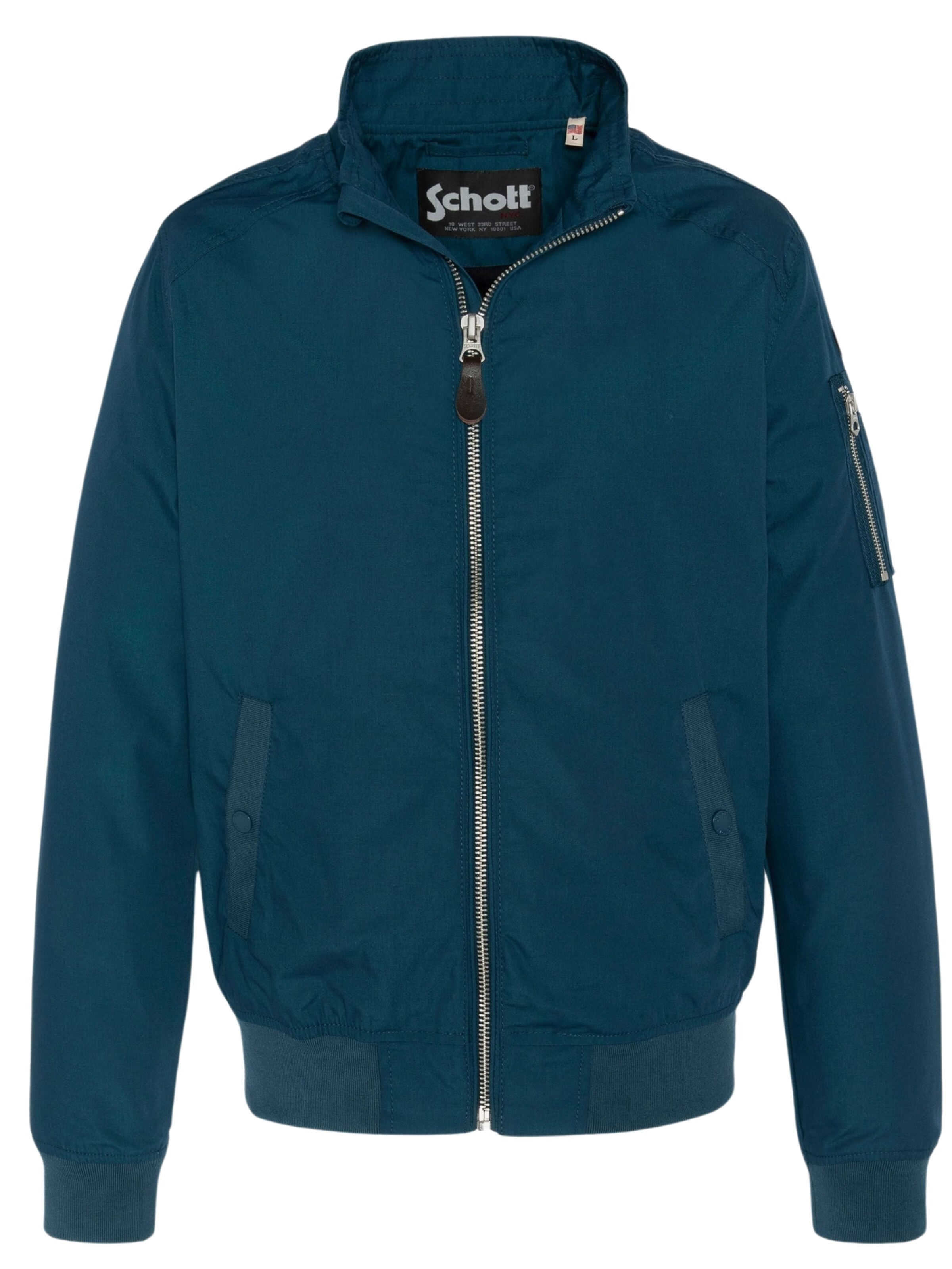 Giacca di mezza stagione 'Kenny' di Schott NYC in blu: frontale