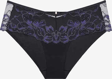 TRIUMPH - Braga ' Wild Gardenia Florale ' en negro: frente