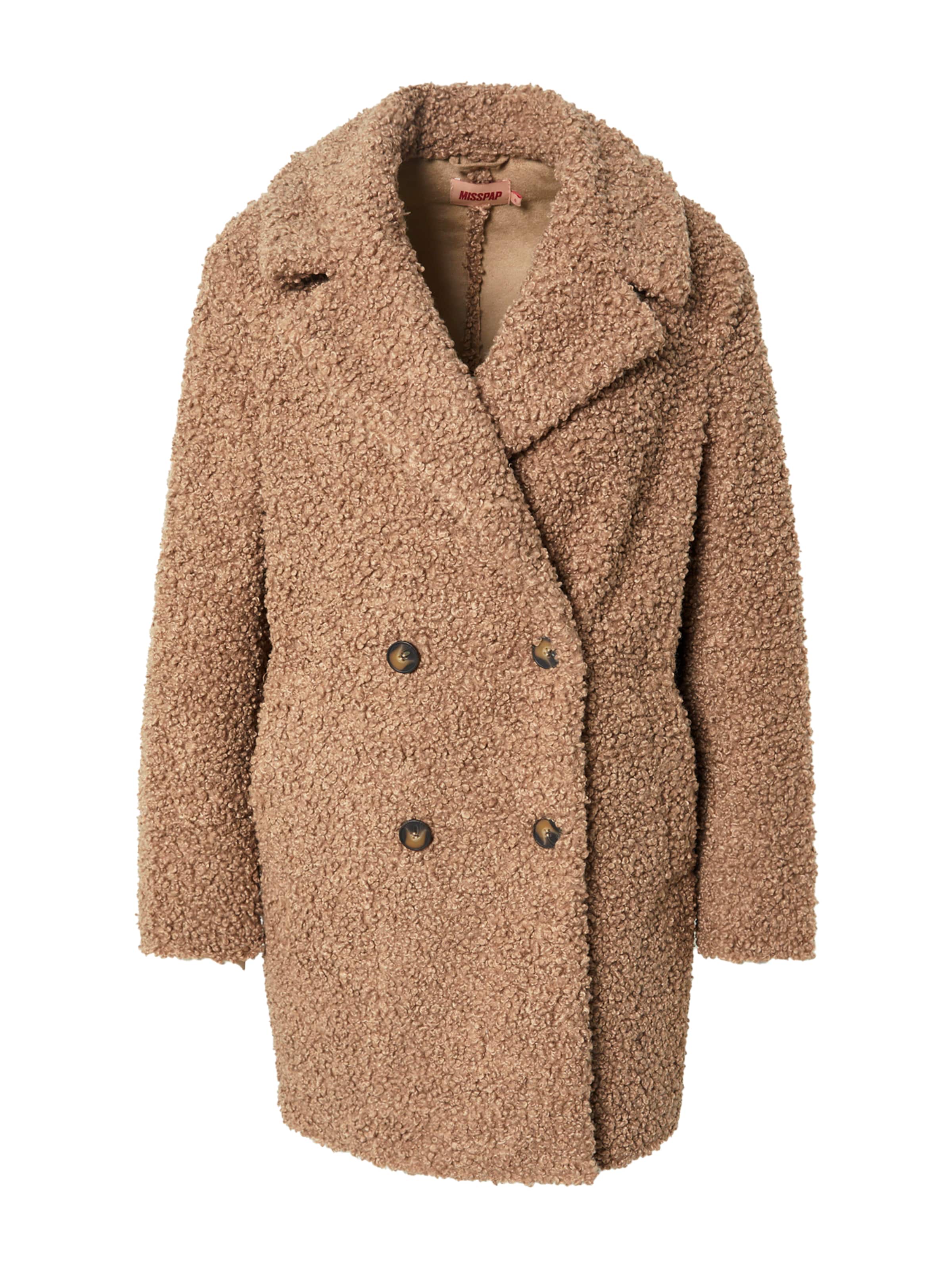 Manteau mi-saison Misspap en marron : devant