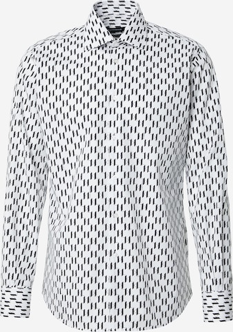 Karl Lagerfeld - Ajuste regular Camisa en blanco: frente