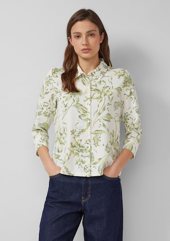 s.Oliver Blouse in Green: front