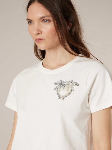 T-shirt 'PALMY' Deeluxe en blanc