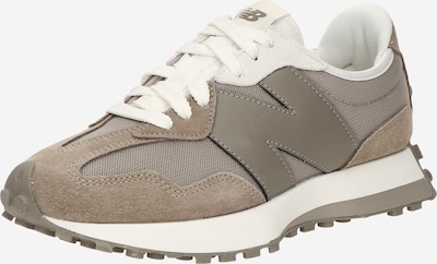 Sportbačiai be auliuko '327' iš new balance, spalva – tamsi smėlio / purvo spalva / balta, Prekių apžvalga