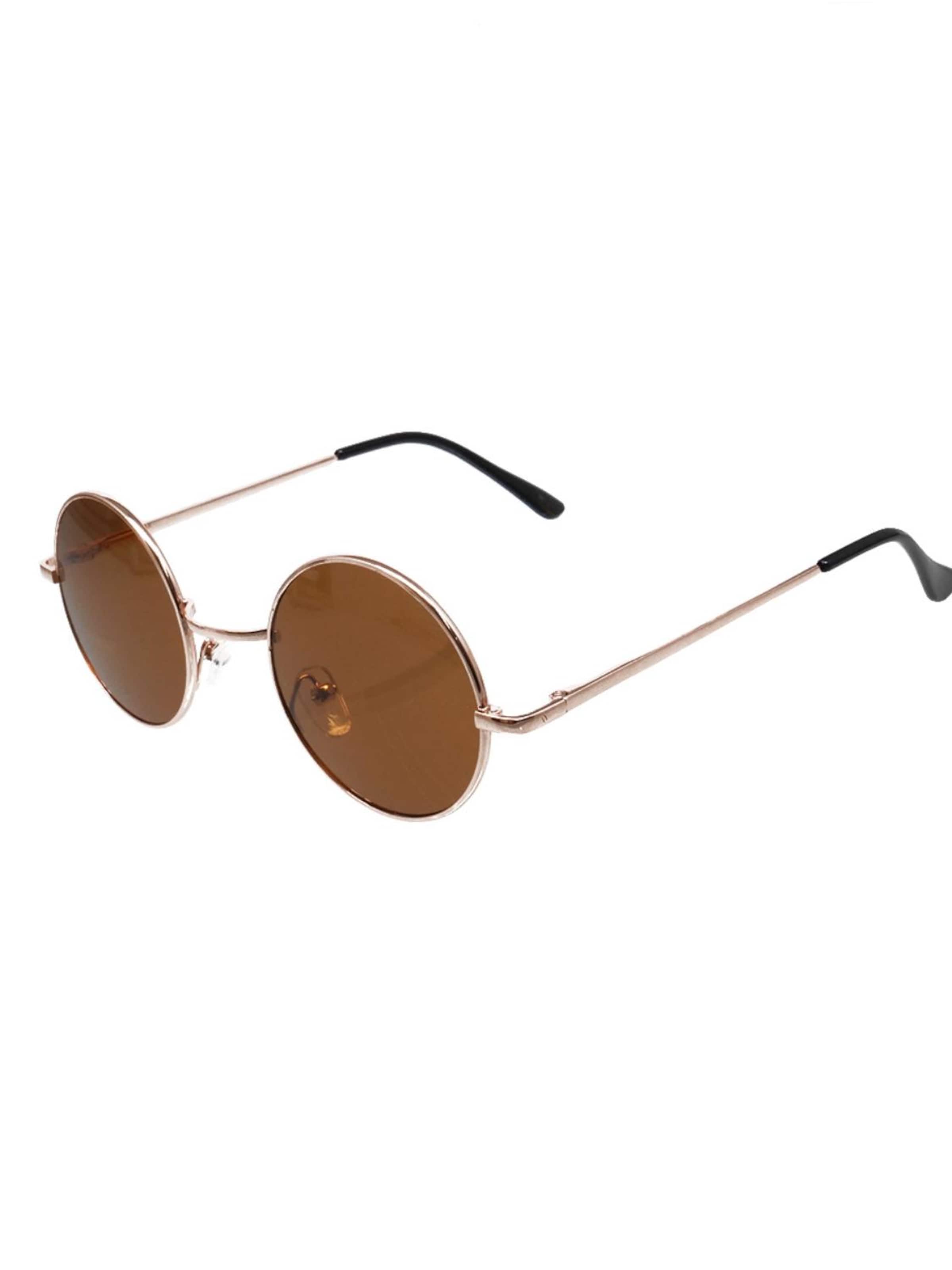 VEYREY Sunglasses 'VeyRey Sonnenbrille Braam Lenonky Dunkelblau gläser Silber' in Brown: front