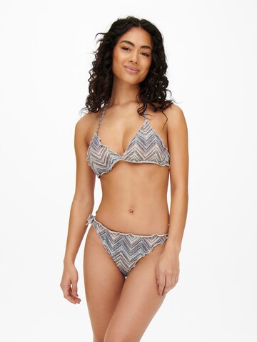 ONLY Triangel Bikinitop 'ANDREA' in Mischfarben