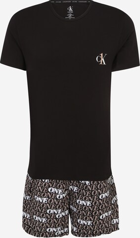 Calvin Klein Underwear Pyjama in Schwarz: predná strana