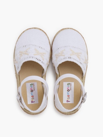 Sandales Pisamonas en blanc