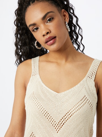 JDY Knitted top 'Sun' in Beige