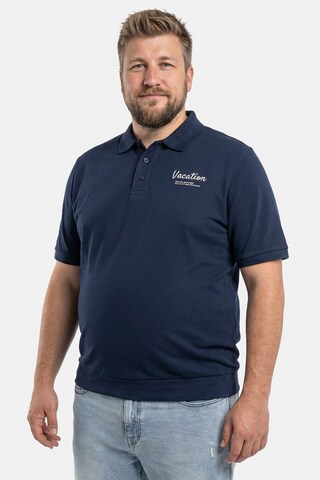 Men Plus Shirt in Blauw