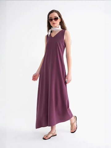 MixRay Kleid 'Maxi'‌‌‌ in Braun