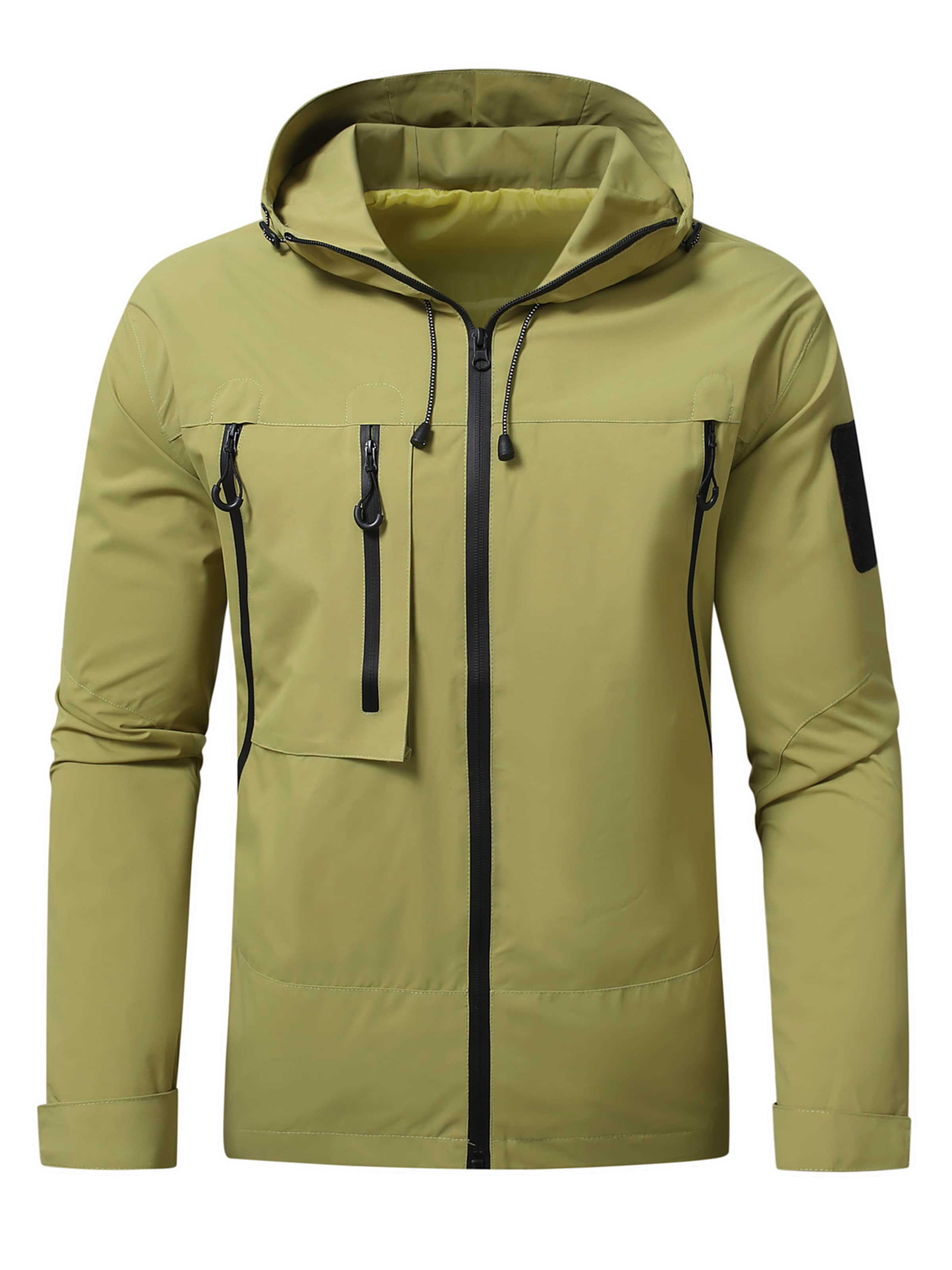 Youthup Outdoor jacket in Green: front