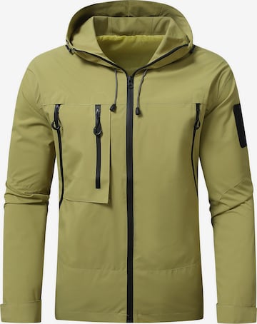 Youthup Outdoor jacket in Green: front