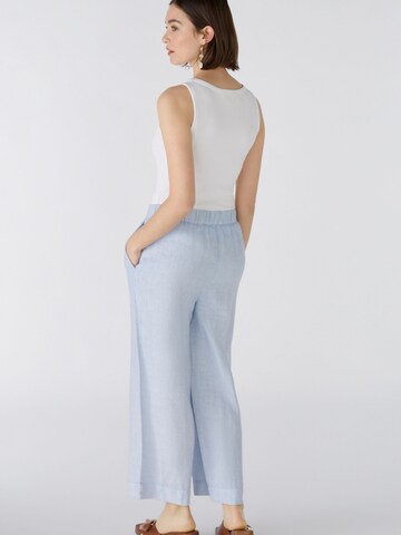 OUI Loose fit Pleat-Front Pants in Blue