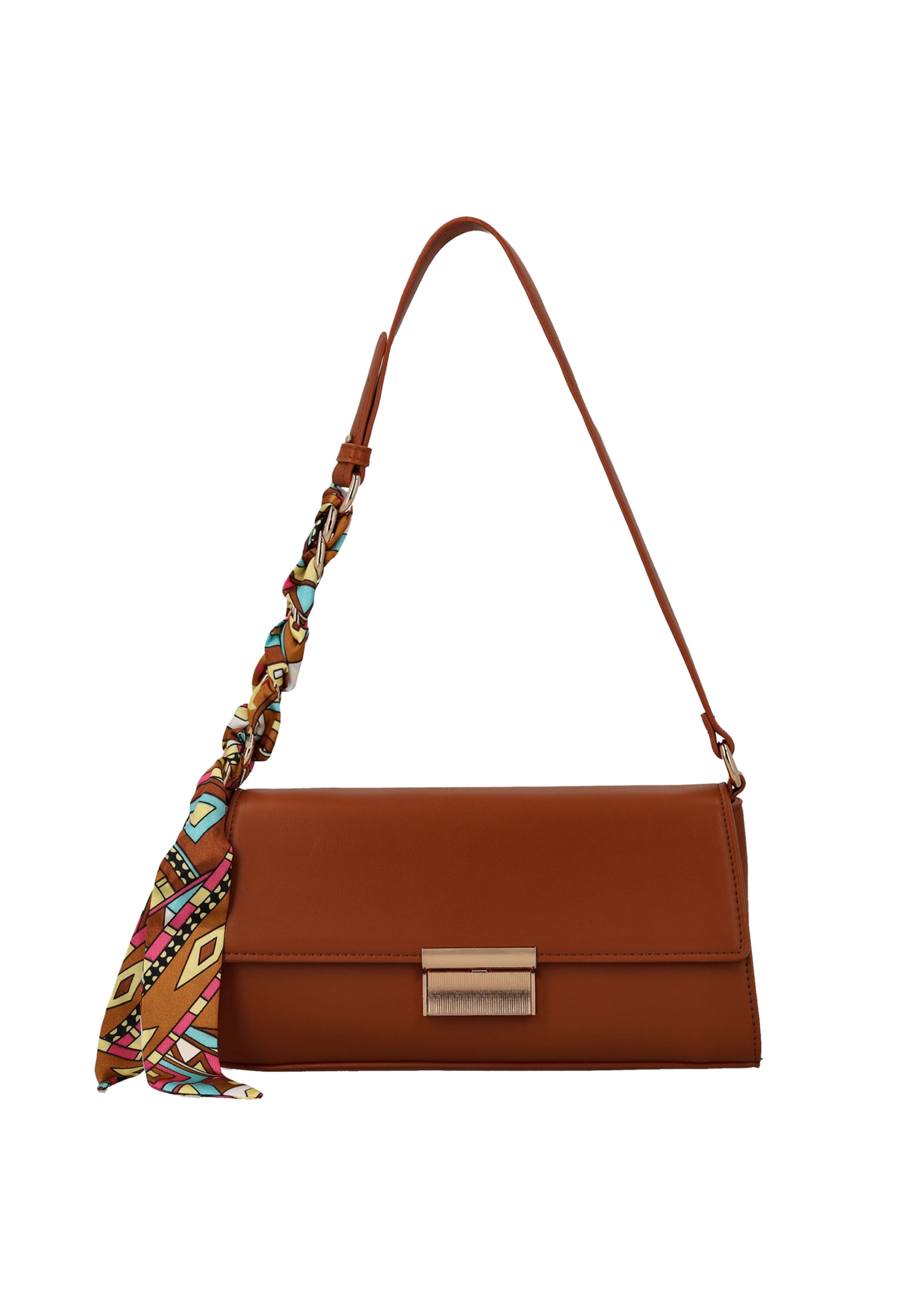 Usha - Bolso de hombro en beige: frente