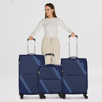 Set di valigie di American Tourister in blu