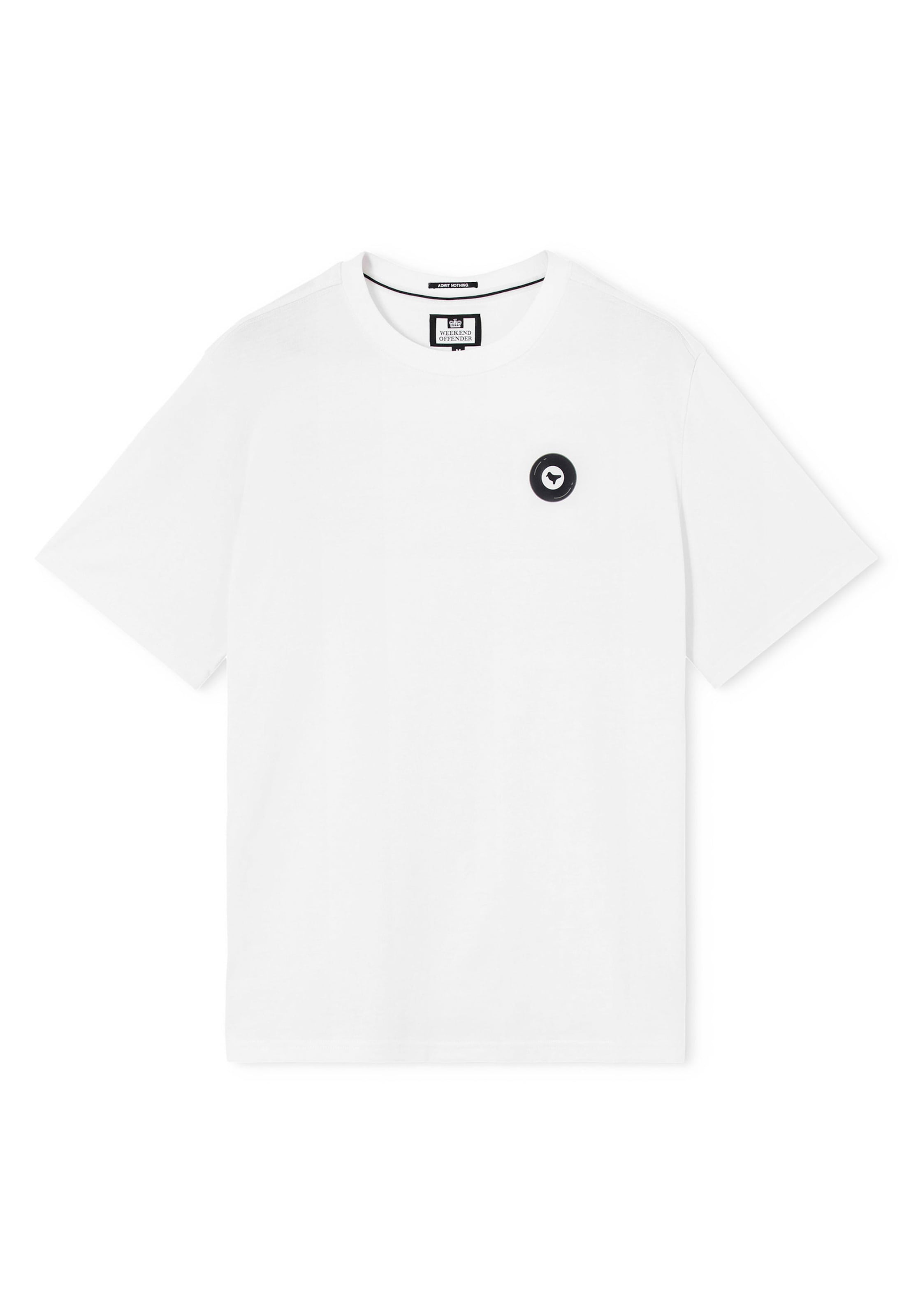 Weekend Offender Shirt '8 BALL' in Weiß: Vorderseite