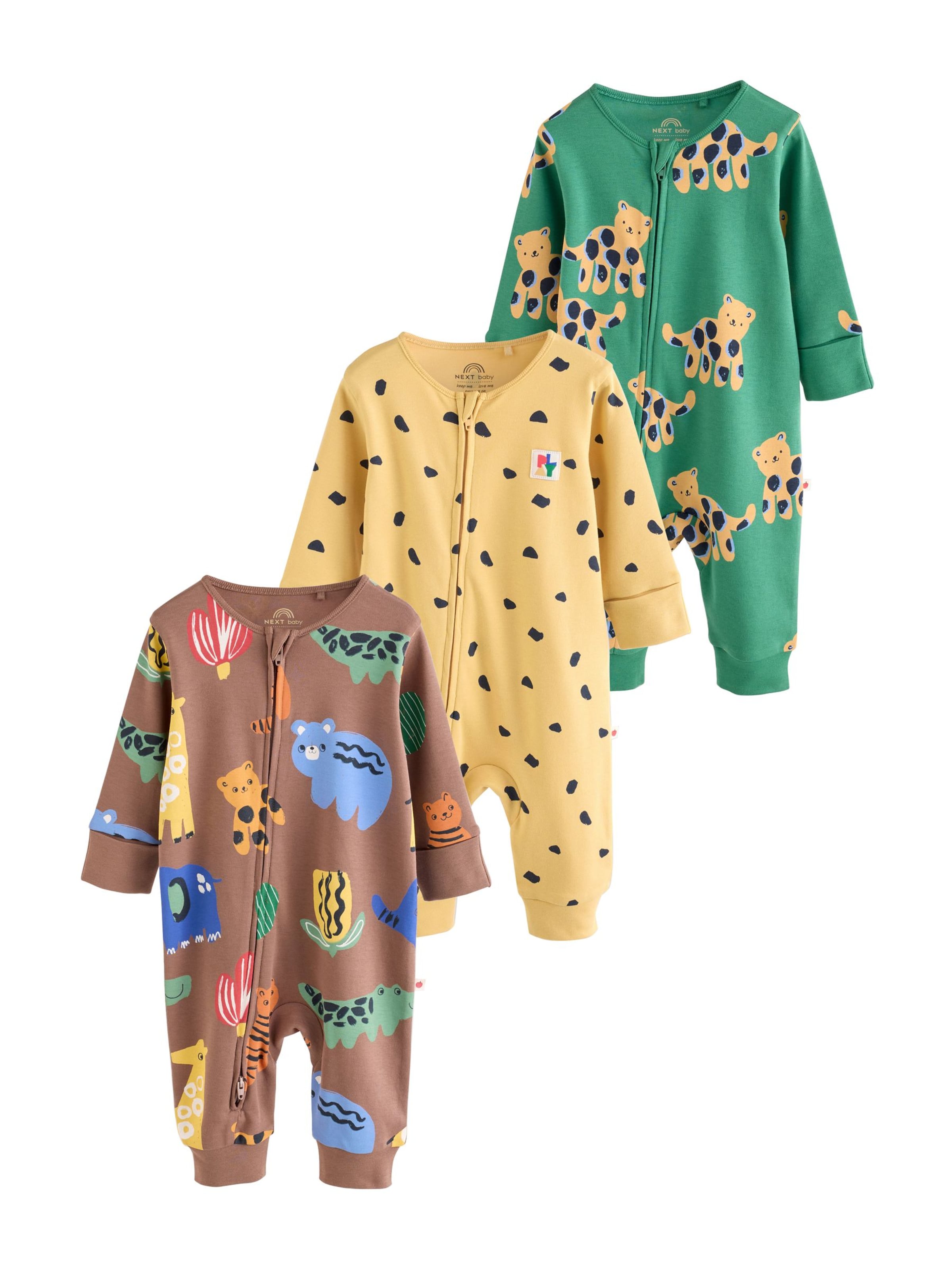 Pyjama Next en marron : devant