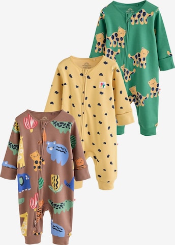 Pyjama Next en marron : devant
