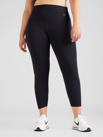 Nike Sportswear Skinny Workout Pants 'ZENVY' in Black: front
