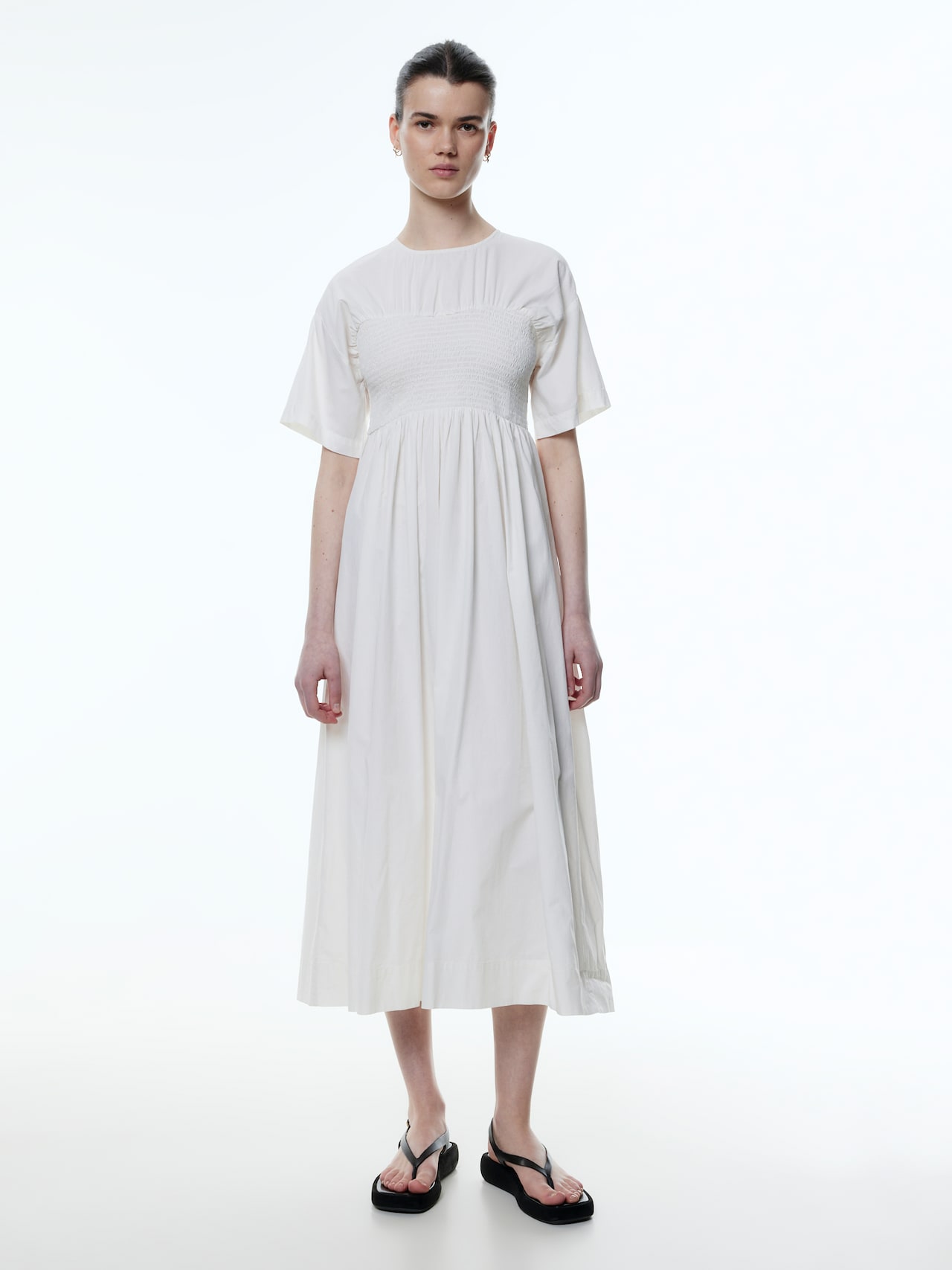 EDITED Vestido de verano crema