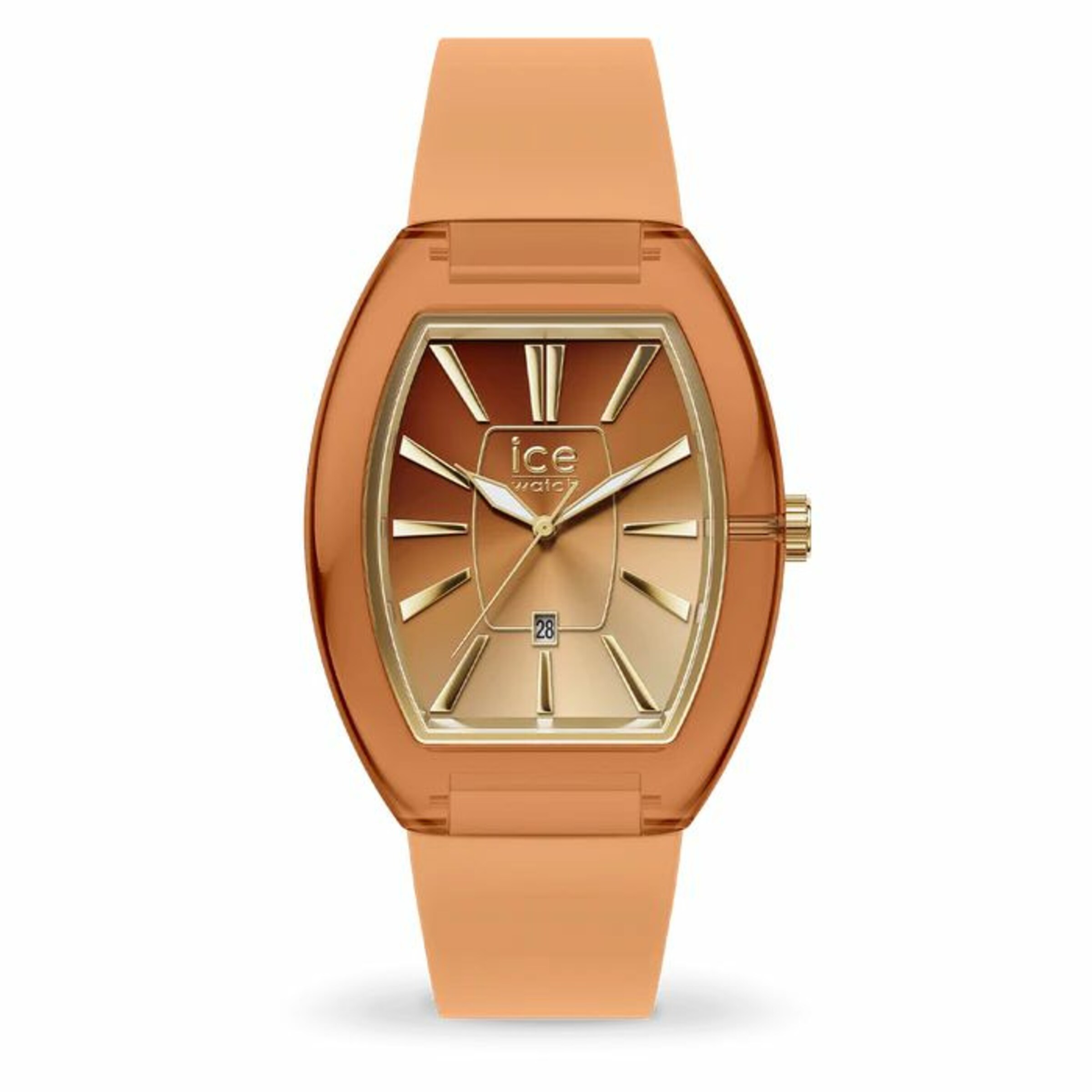 ICE WATCH Analog Watch 'Ice Boliday' in Orange: front