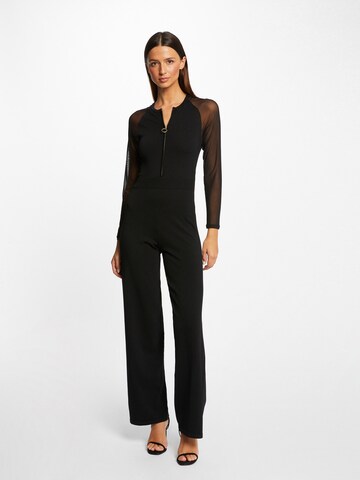 Morgan Jumpsuit in Black: front