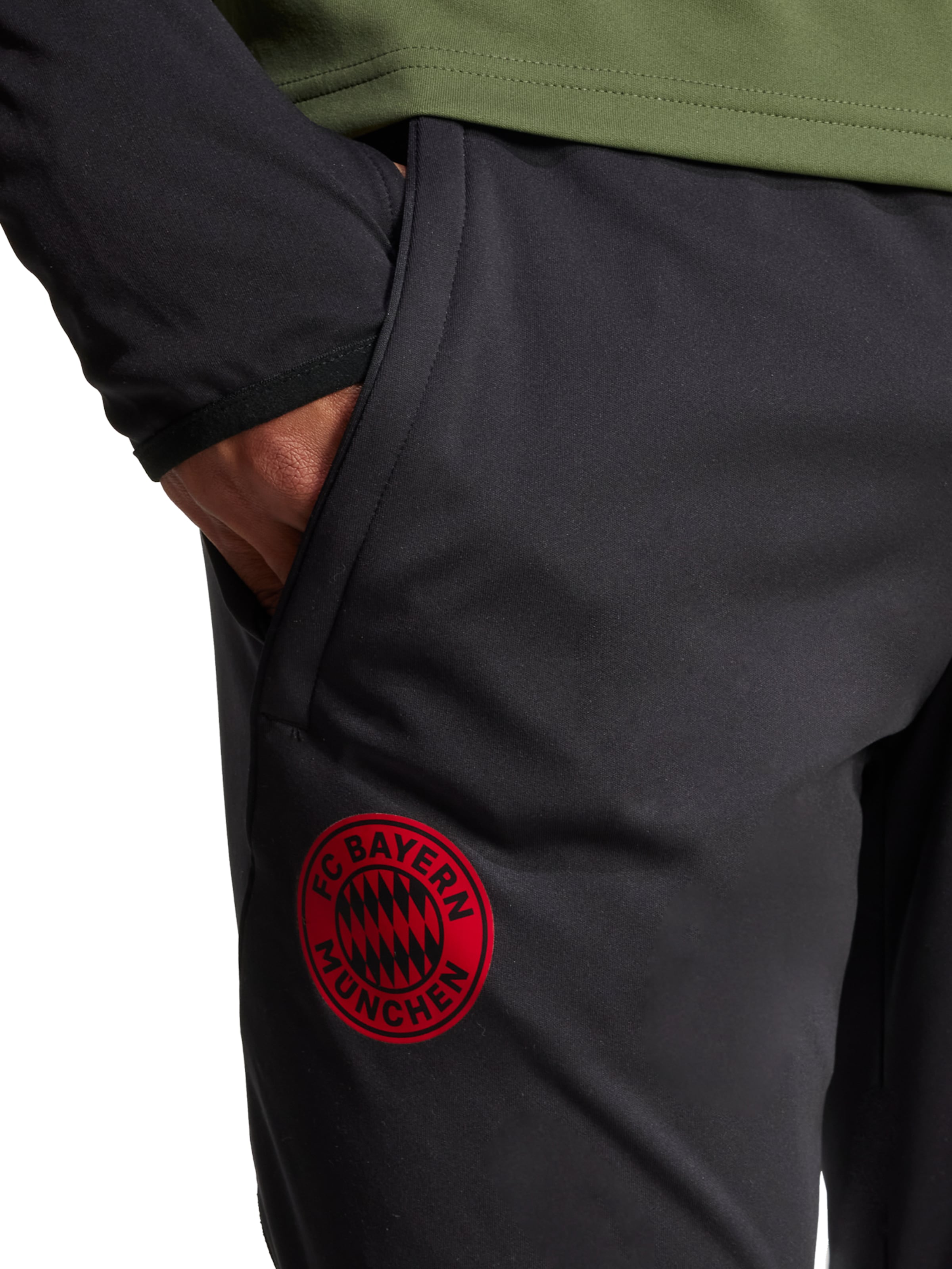 ADIDAS PERFORMANCE Skinny Urheiluhousut 'UCL Teamline' värissä musta