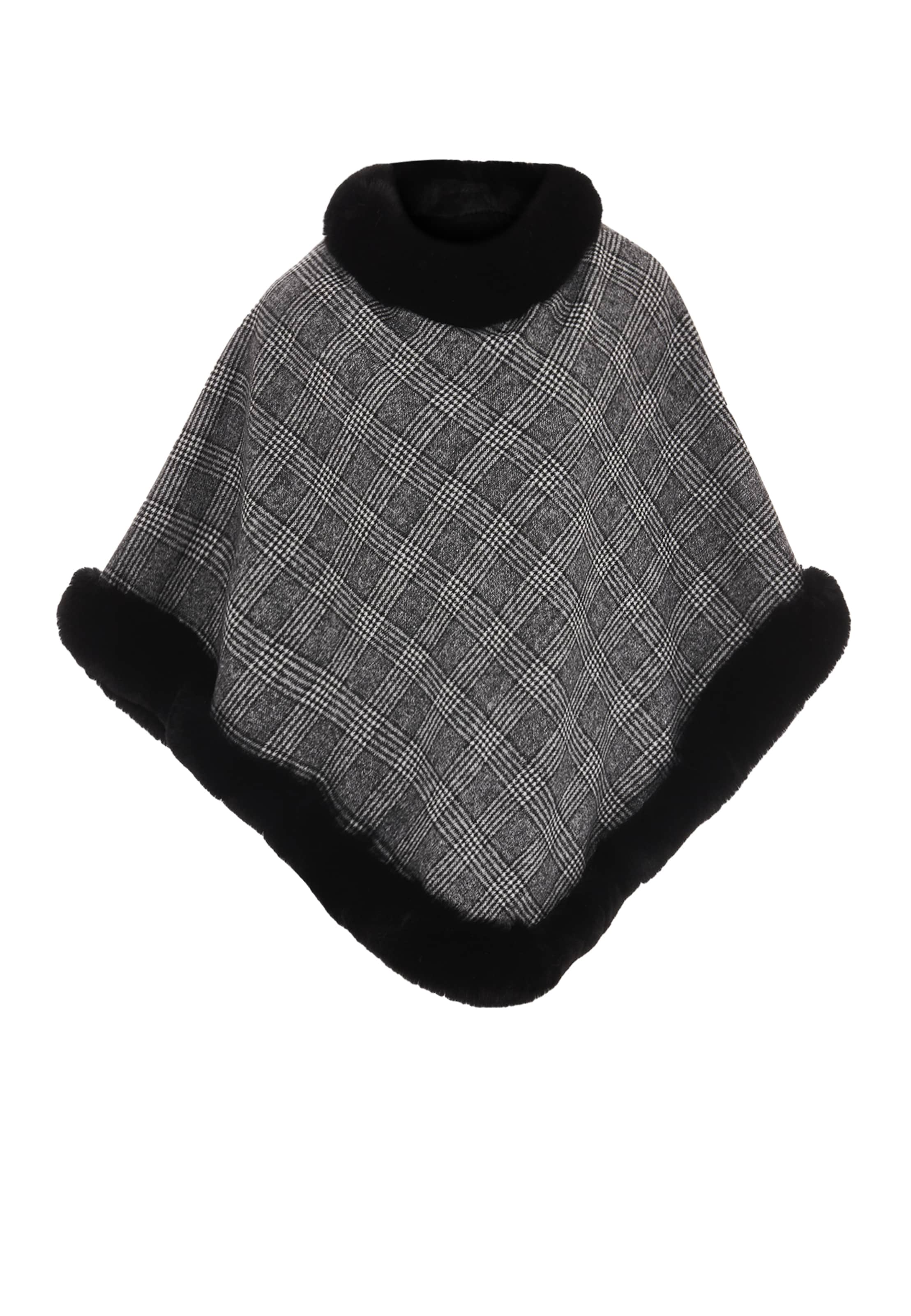 FRAULLY Cape in Grey: front