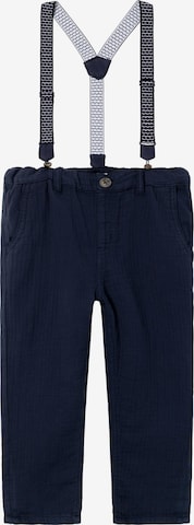 NAME IT Zúžený Laclové kalhoty 'BEN' – modrá: přední strana