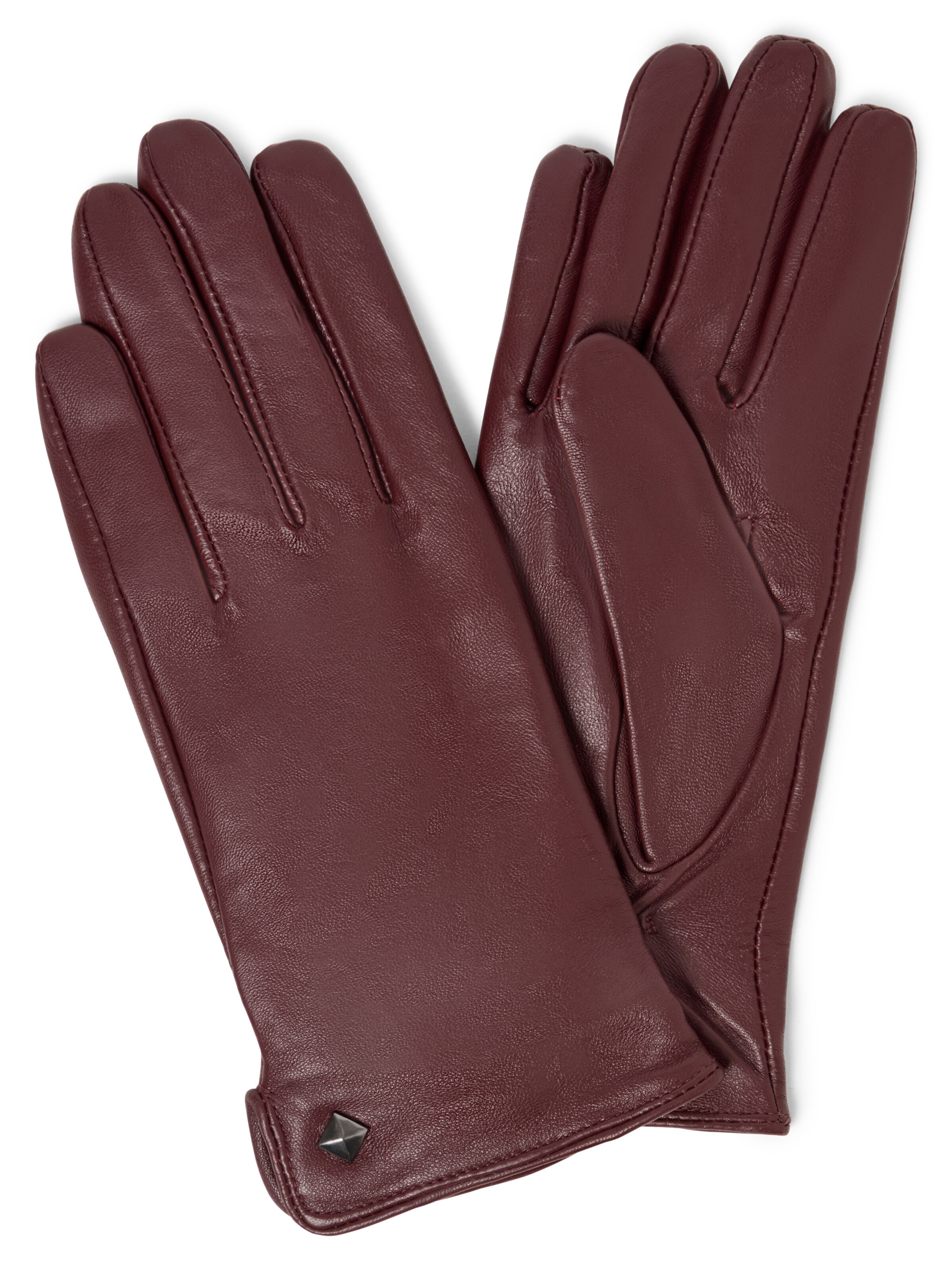 Pearlwood Full Finger Gloves 'Meg' in Red: front