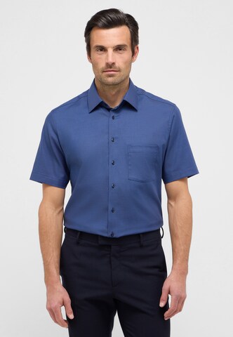 ETERNA Regular fit Zakelijk overhemd in Blauw: voorkant