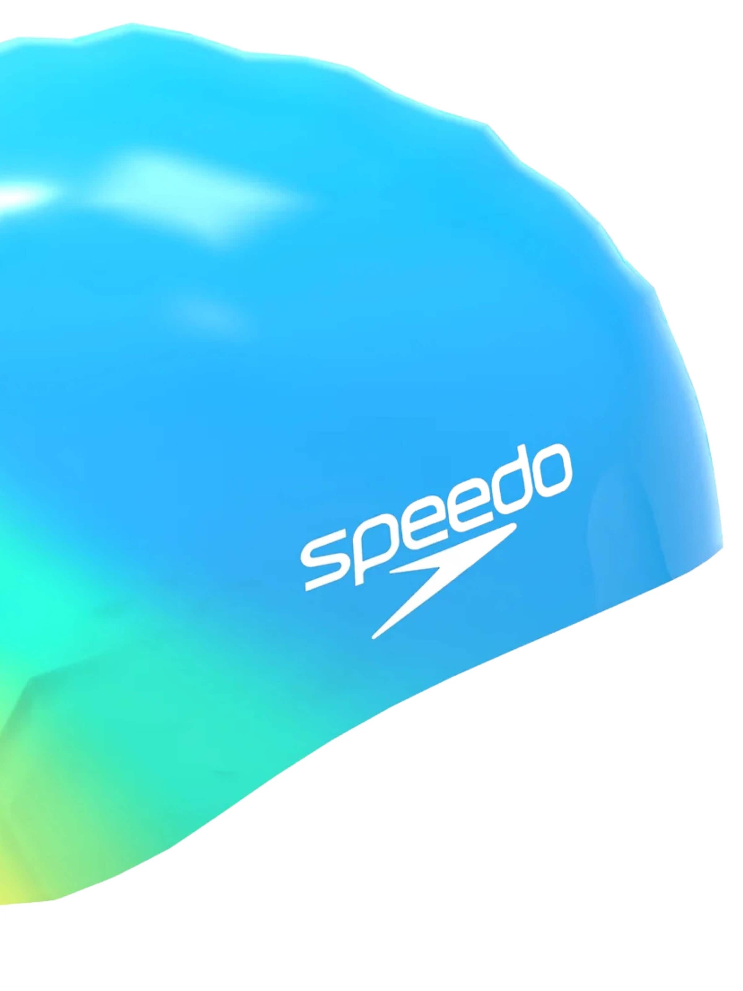 Chapeau 'Multi Colour Silikon Blau Junior' SPEEDO en vert