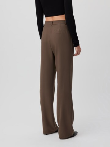 LeGer by Lena Gercke Regular Pleat-front trousers 'Elena Tall' in Brown