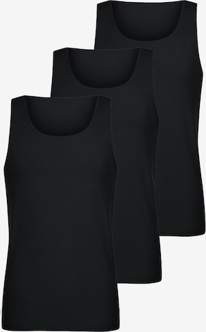 Lisca Undershirt 'Odysseus' in Black: front