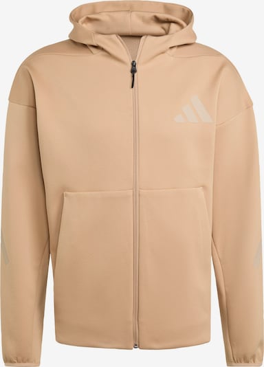 ADIDAS SPORTSWEAR Urheilullinen collegetakki 'Z.N.E.' värissä beige / vaaleanharmaa, Tuotenäkymä