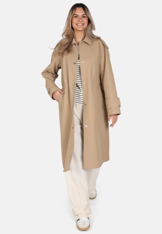 Fuchs Schmitt Between-seasons coat in Brown: front